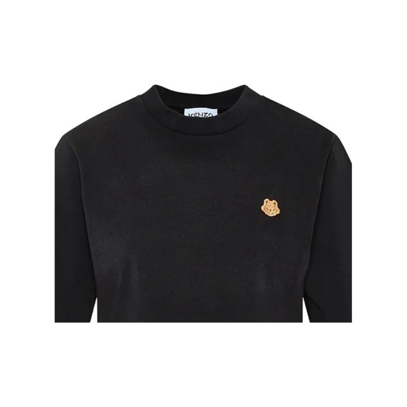 KENZO Classic Tiger Head T Shirt Women's Black-4