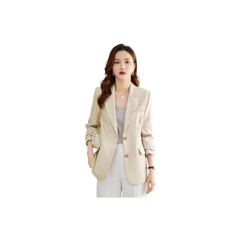 TERRE BLEUE Business Suit Women's Oatmeal Card-1