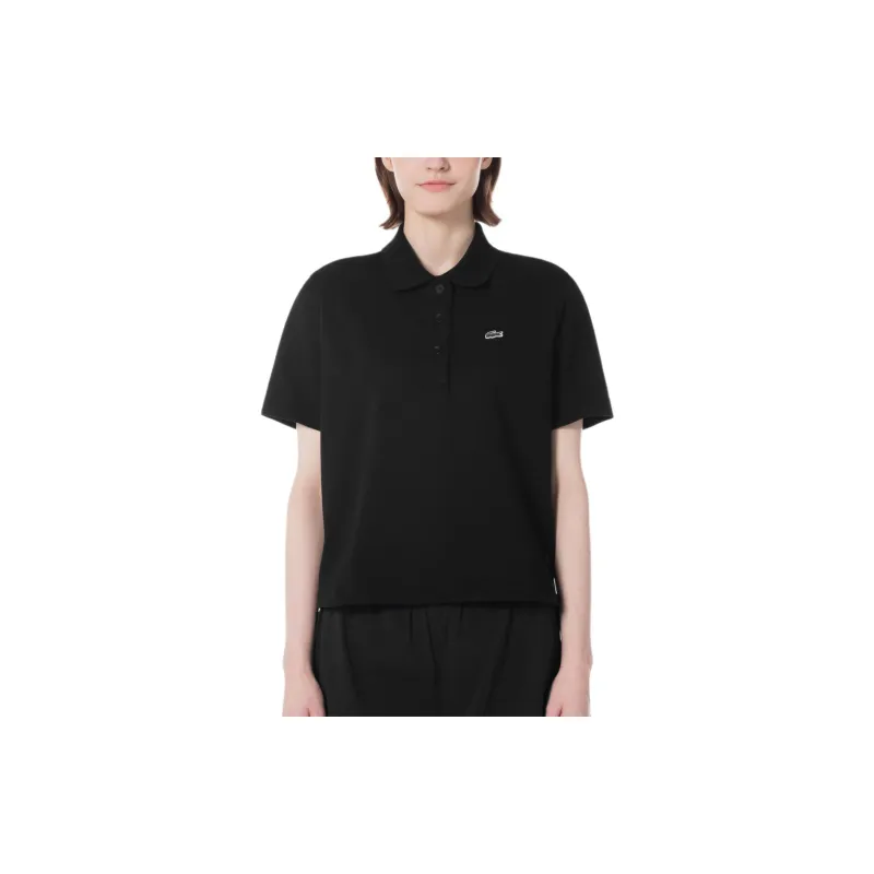 LACOSTE Polo Shirt Women's Black-2