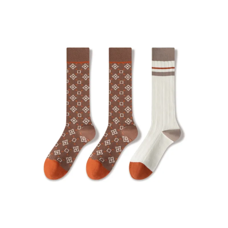 JIAZINI Knee High Socks Women's Combo Set-19