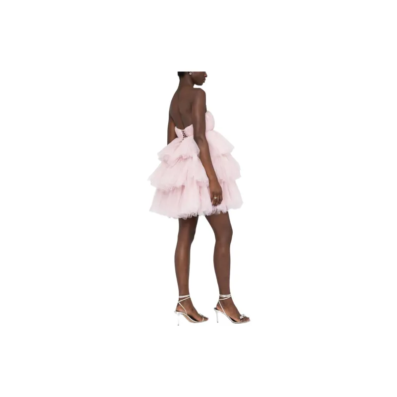 Rotate Sleeveless Dresses Women's Pink-4