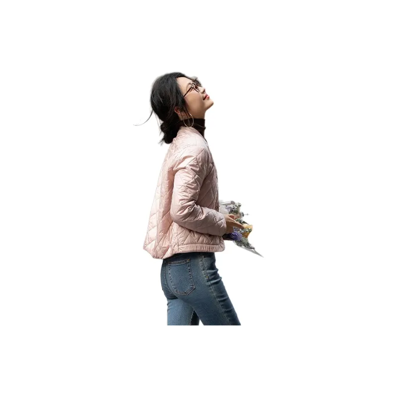 【dme】 Puffer Jacket Women's Coral Pink-3