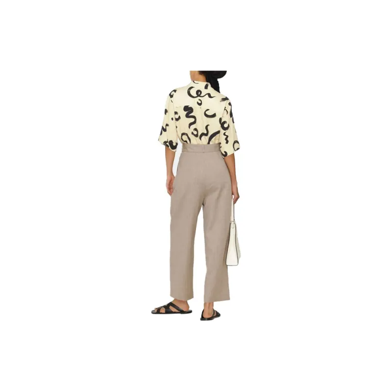 TOTEME Deep Pleat Wool Trousers-2