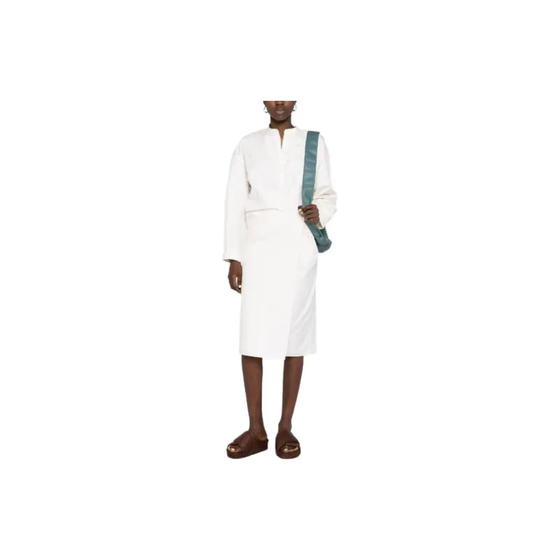 Lemaire Twist-detail Midi Shirtdress-2