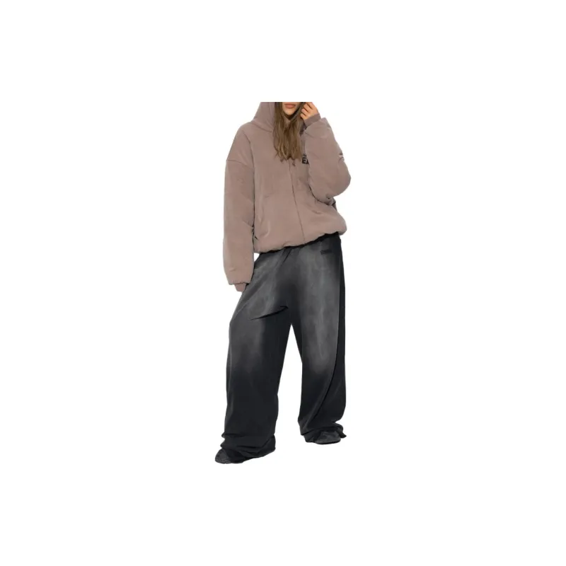 Vetements Double Jersey Sweatpants 'Washed Black'-1