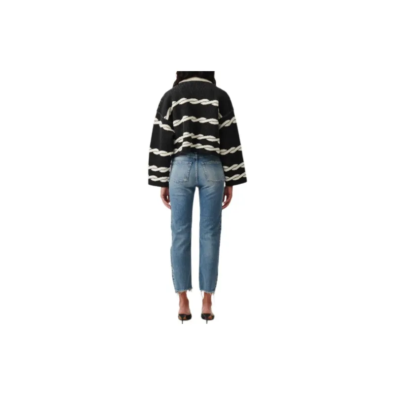 IRO NIGHT Albury Ripped Straight leg Jeans-2