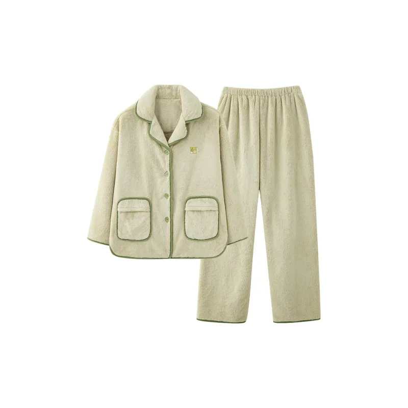 DanceBees Pajama Set Women's Light Green-0