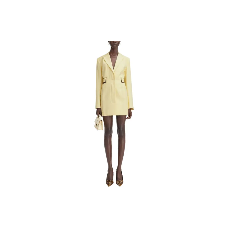 Jacquemus La Robe Bari 'Pale Yellow'-1