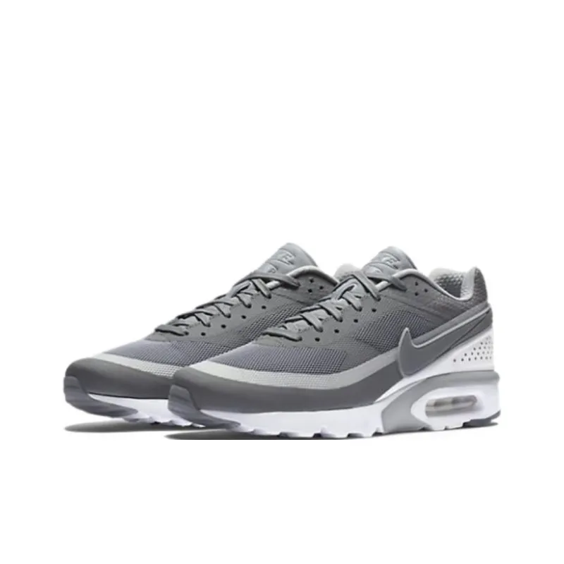 Nike Air Max BW Slip-Resistant Breathable Low-Top Running Shoes Men's Gray-2