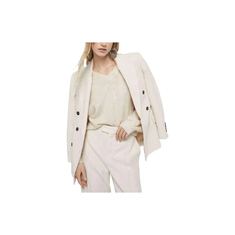 Brunello Cucinelli Corduroy Double breasted Blazer-3