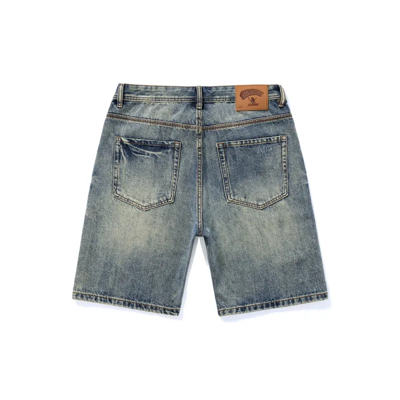 SANTASTIC Denim Shorts Men's Blue-1