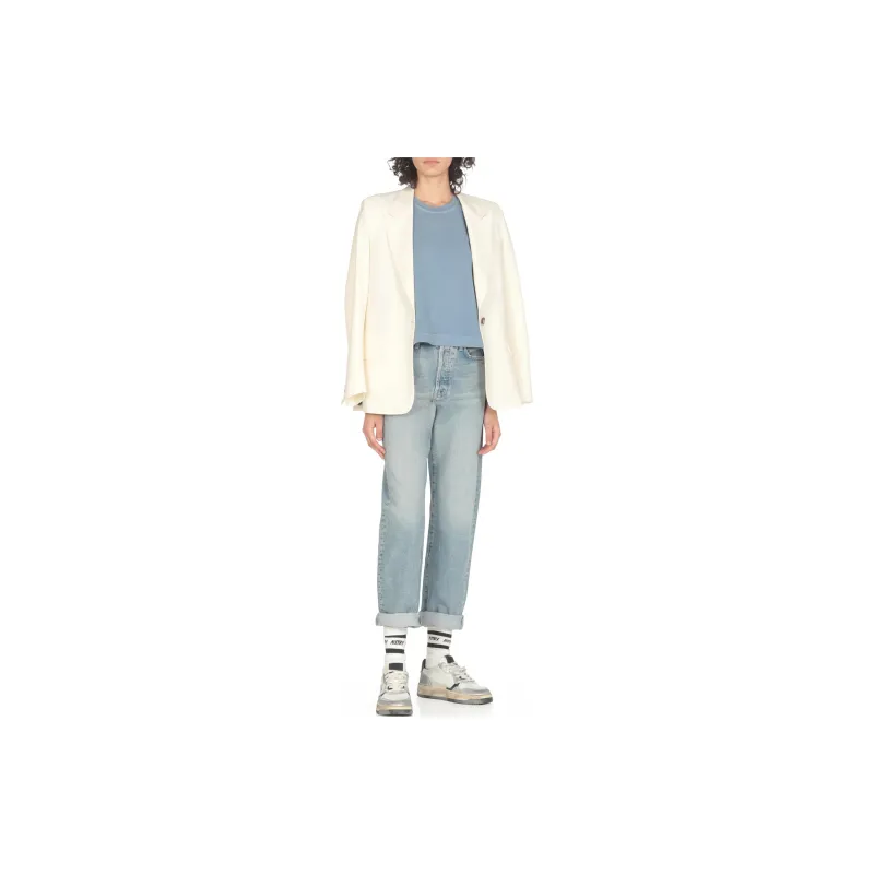 AUTRY Boxy Fit Cropped T Shirt-1
