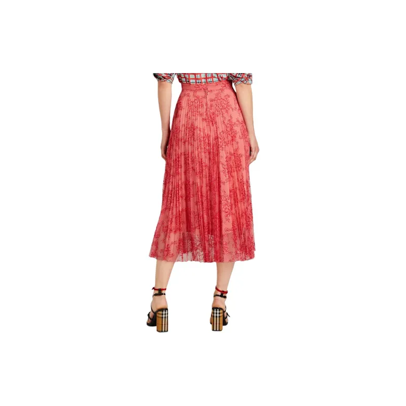 Burberry Casual Long Skirt Women's Red-3