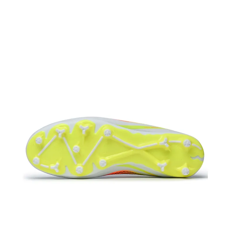 Kuding FG Rubber Long Studs Artificial Ground Anti-Slip Wear-Resistant Soccer Shoes Unisex-4