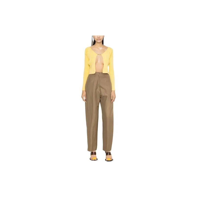 Jacquemus Logo Plaque Long Sleeved Cardigan-2