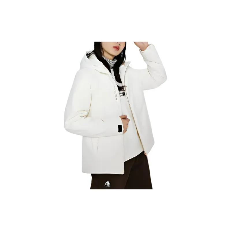 Kappa Puffer Jacket Women's White-5