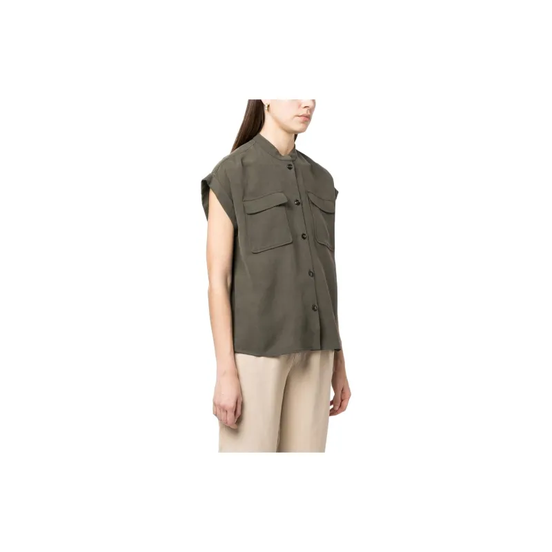 WOOLRICH Turn Up Cuff Buttoned Shirt-3