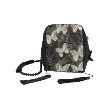 NOMK Nylon Shoulder Bag Crossbody Bag Regular Women's Black