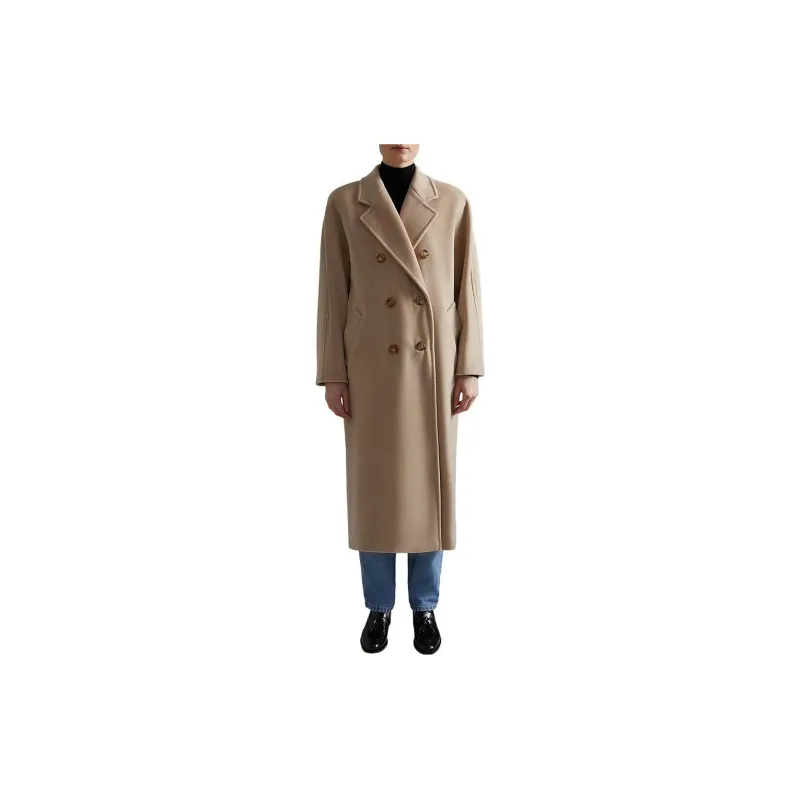 MaxMara Madame Double Breasted Belted Coat-1