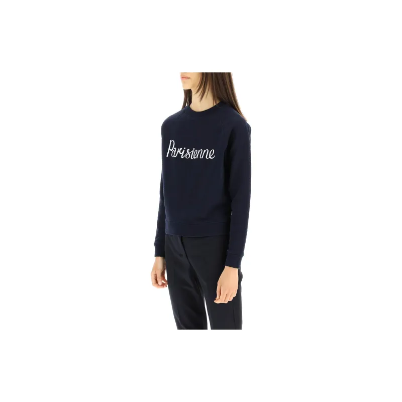 Maison Kitsune Sweatshirts Women's Blue-3