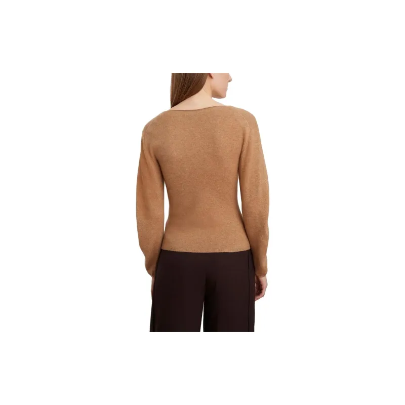 VINCE Buttoned up V neck Cardigan-4