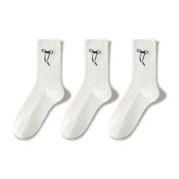 JIAZINI Mid Calf Socks Women's 3 Pack