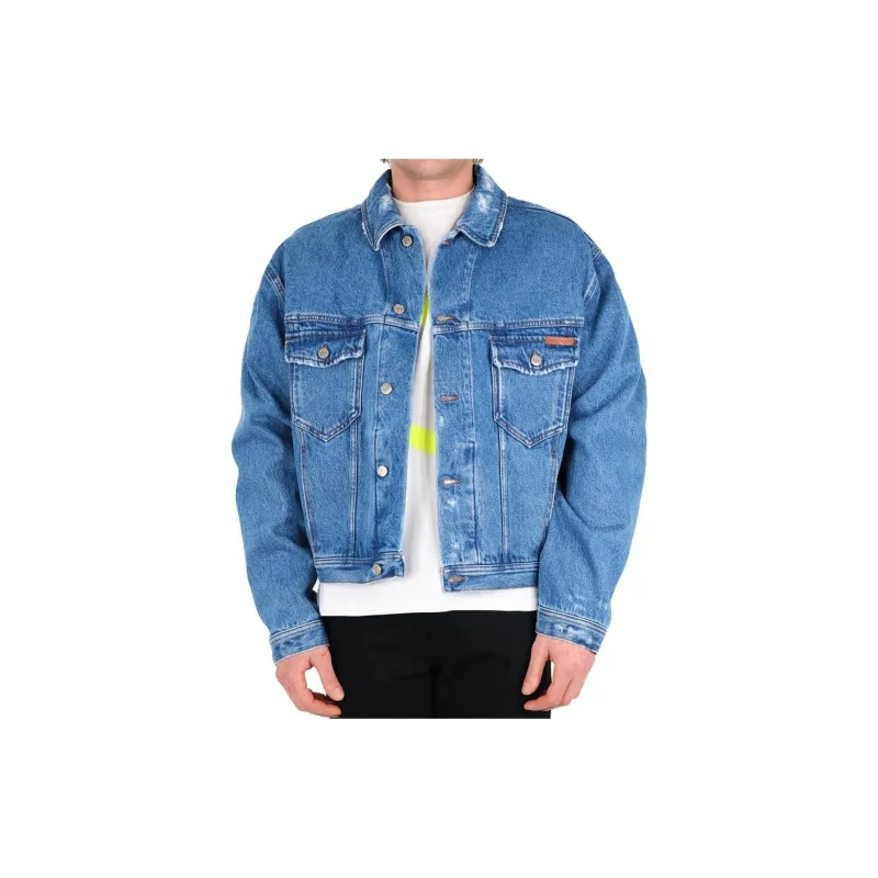 Golden Goose Denim Jacket Men's Blue-4