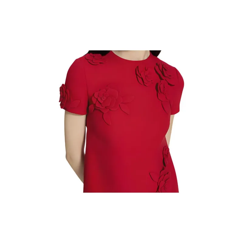 Valentino SS24 Short-Sleeved Dresses Women's Red-5