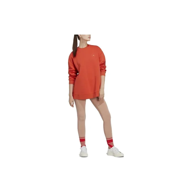 Adidas Sweatshirt Women's Orange Red-4