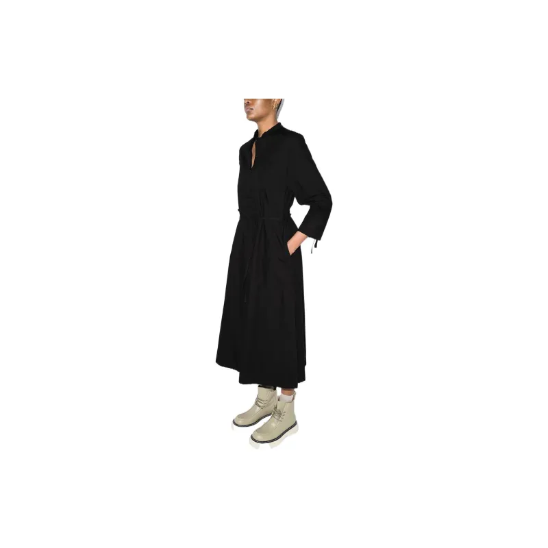 JIL SANDER Long-Sleeved Dresses Women's Black-3