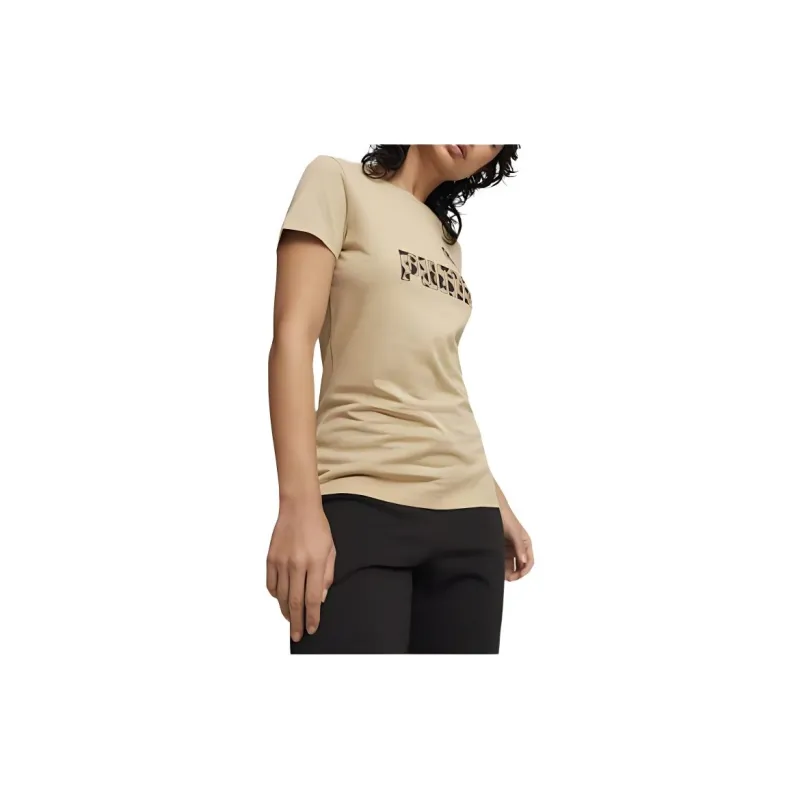 PUMA T Shirt Women's Grassland Tan-3