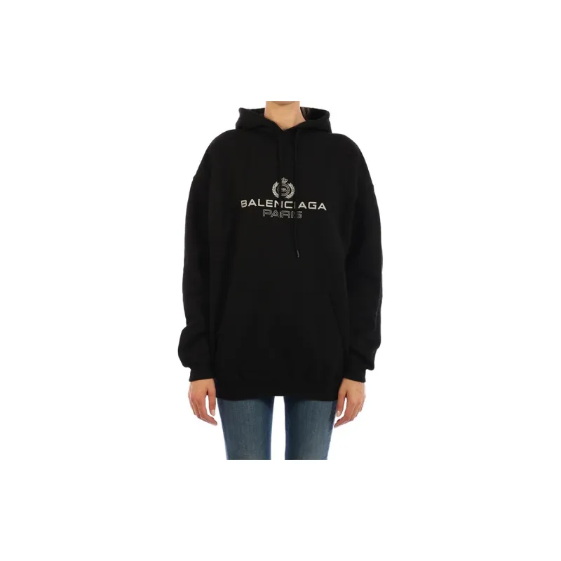 Balenciaga Sweatshirt Women's Black-7