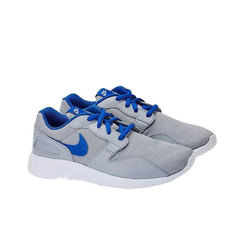 Nike Kaishi Cushioned Slip Resistant Low Top Kids Lifestyle Shoes Gray Blue Teenagers-2