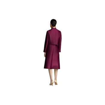 BBLLUUEE Skirt Set Women's Purple Bamboo