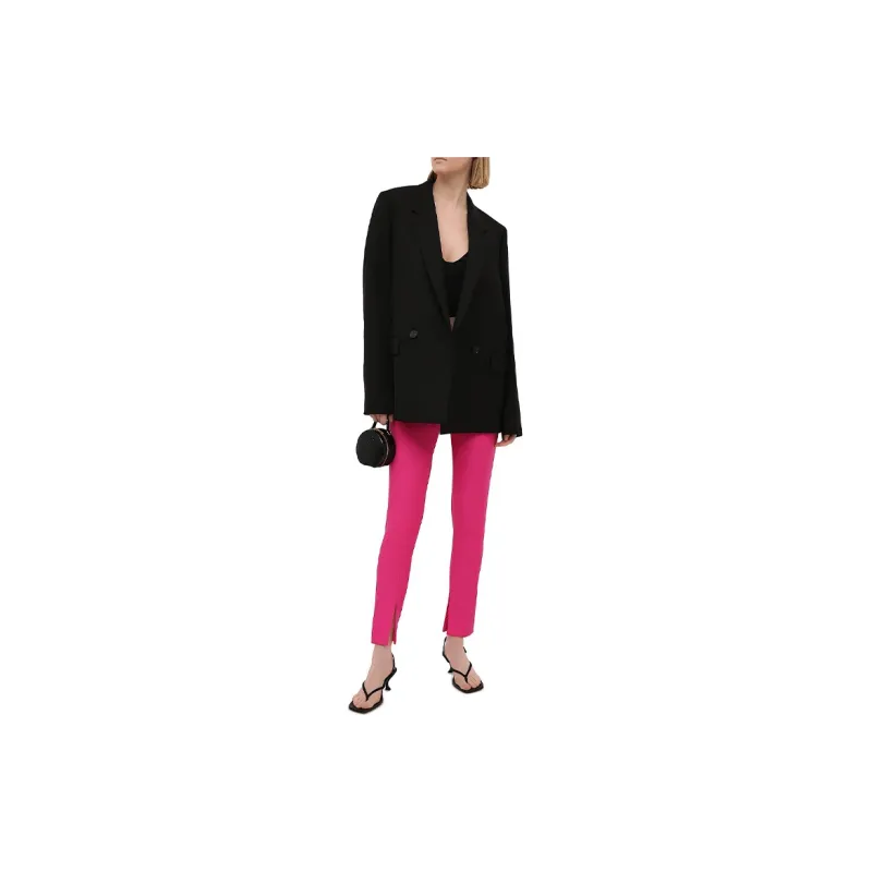 VERSACE Casual Pants Women's Rose Red-1