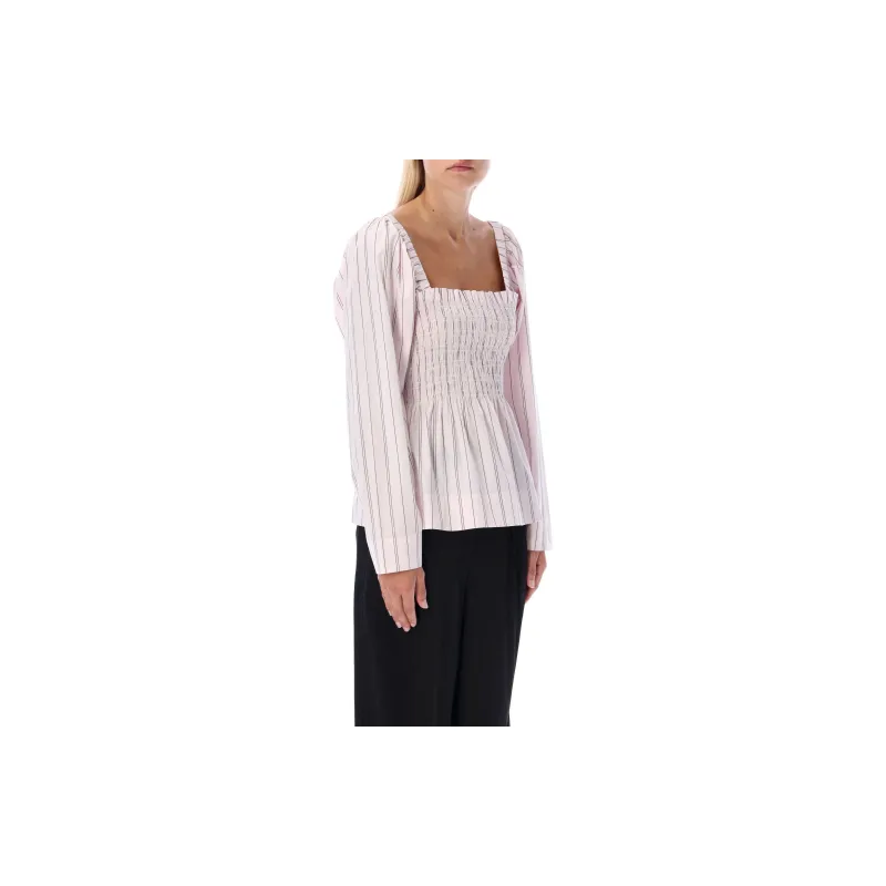 GANNI T-Shirts Women's Light Pink-3