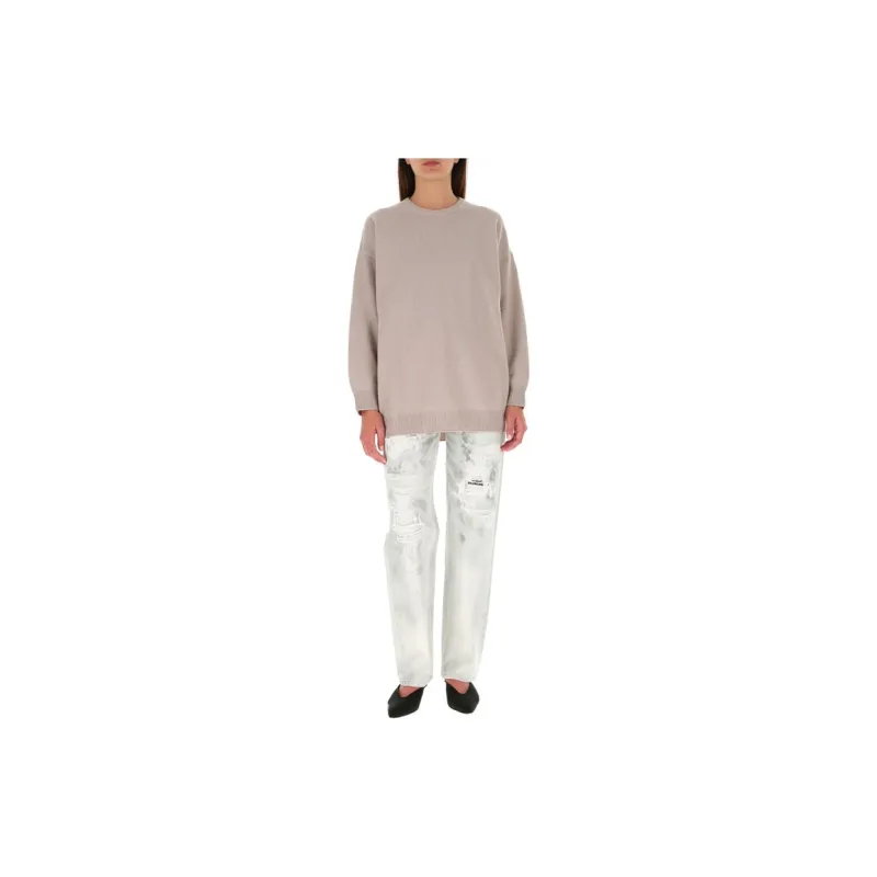 Balenciaga Loose Fit Sweater Women's Light Brown-2