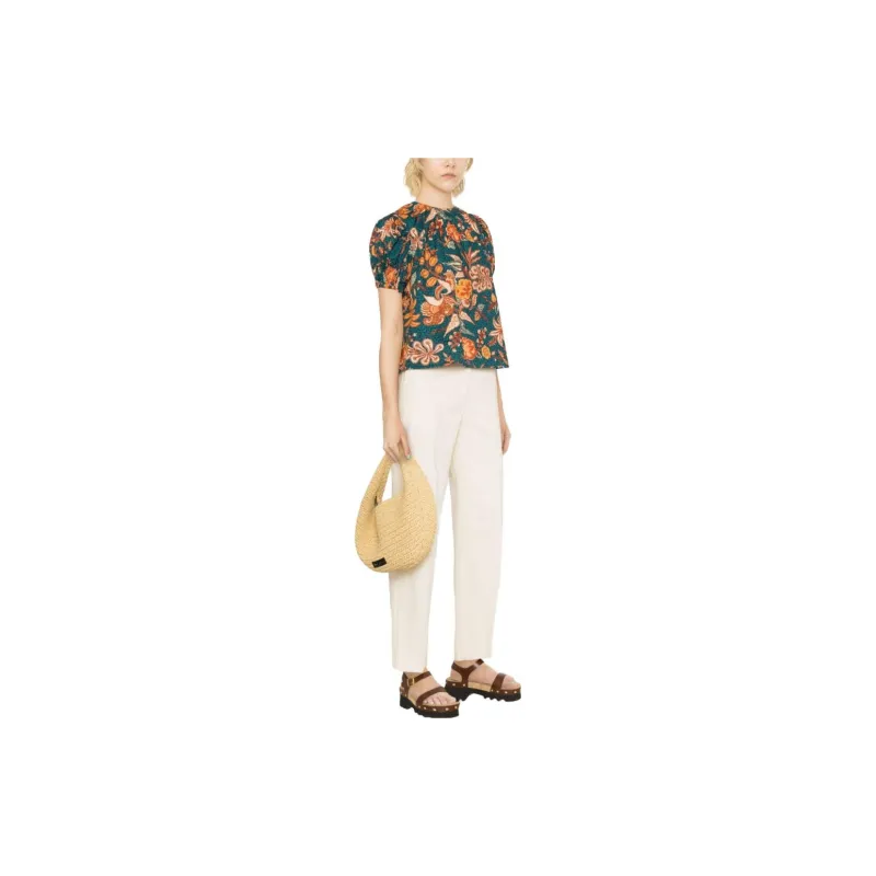 Ulla Johnson Frances Floral print Cotton Blouse-3