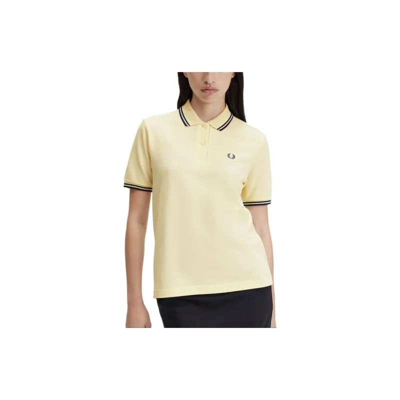FRED PERRY Polo Shirt Women's Custard-3
