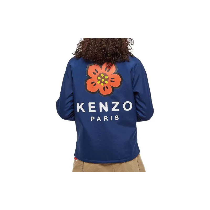 KENZO X Nigo Boke Flower Coach Jacket Navy-3