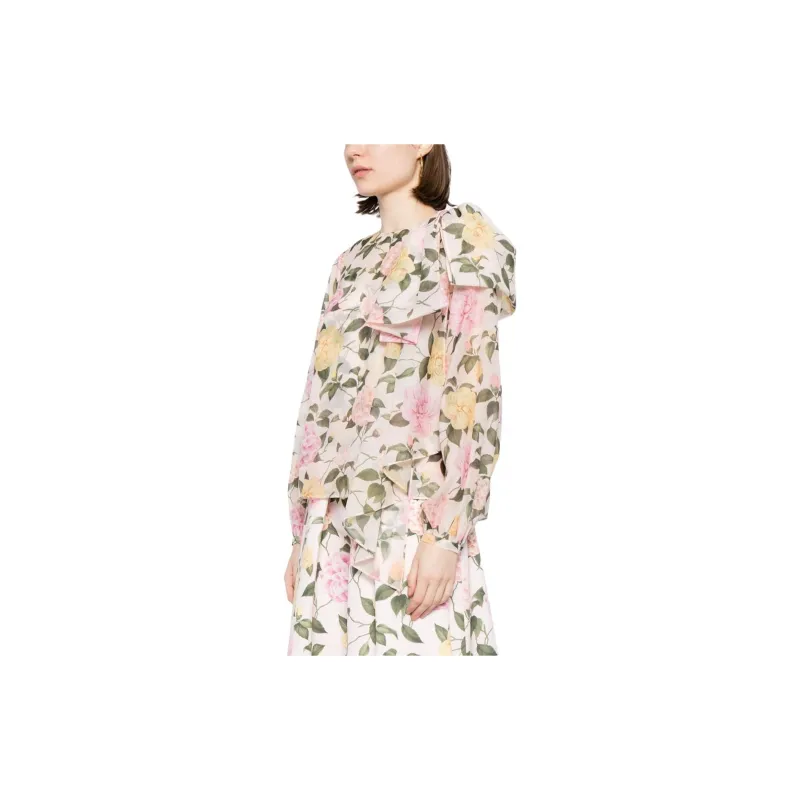 Sachin & Babi Charlotte Floral-print Organza Blouse-2