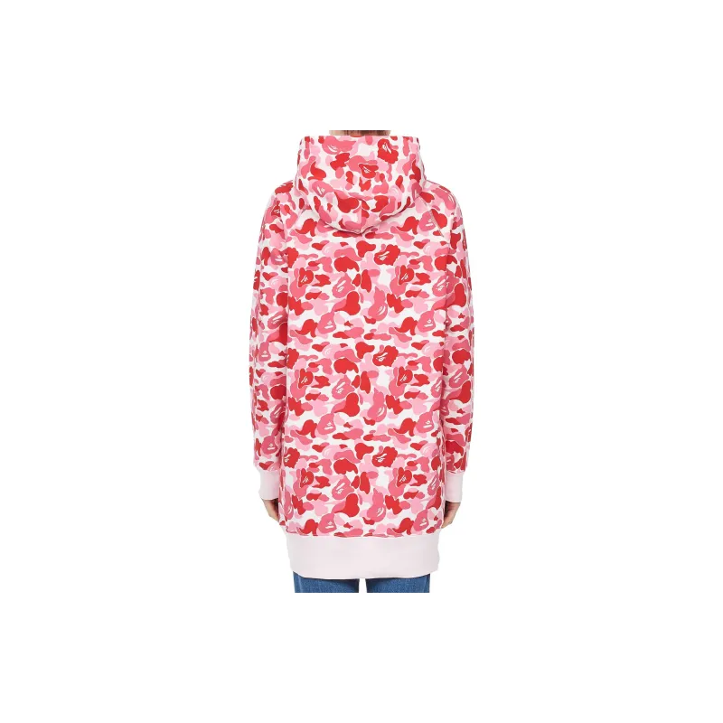 A BATHING APE Abc Camo 2nd Ape Wide Pullover Hoodie Green-6