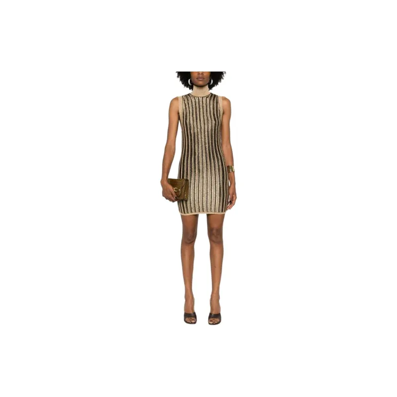 TOM FORD Slinky Ribbed-Knit Mini Dress-1