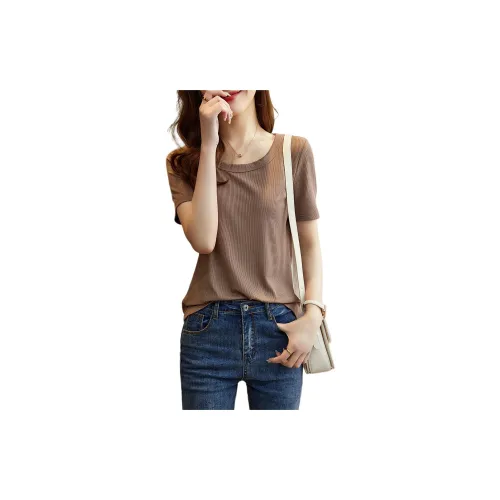 XWI Regular T Shirt Women's Cocoa Brown
