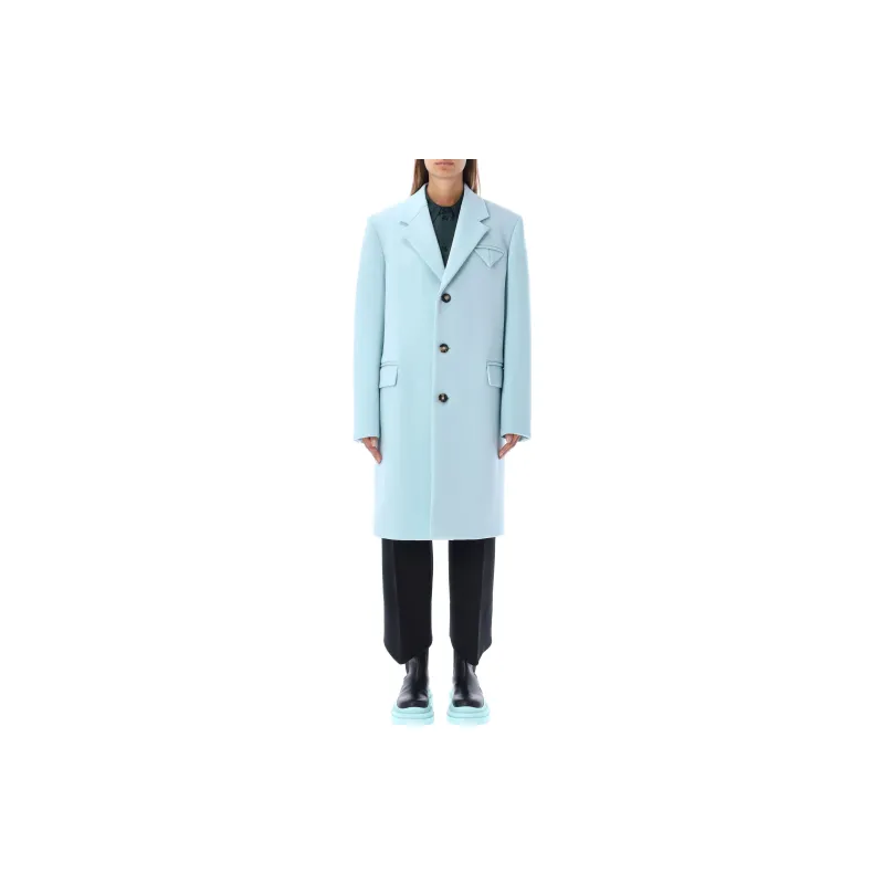 Bottega Veneta Single Breasted Buttoned Coat-1