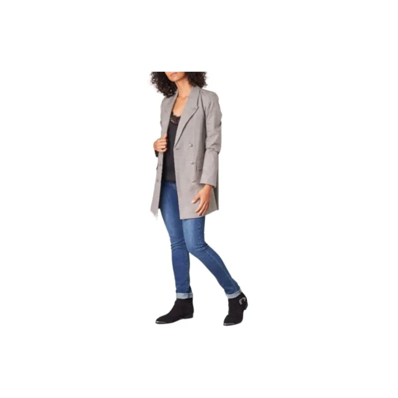 IKKS PARIS Business Suit Coat Women's Brown-4