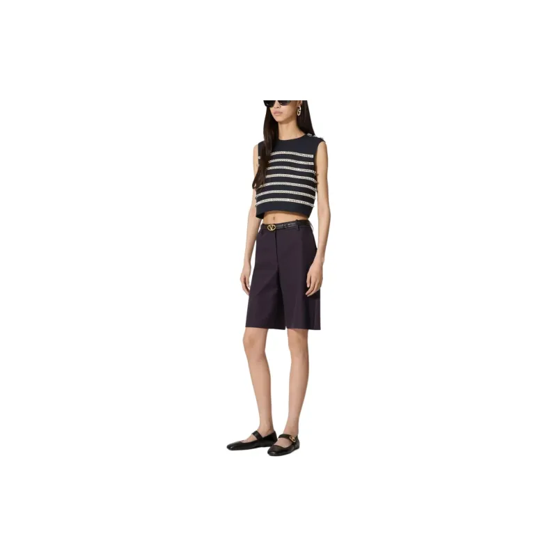 Valentino Tank Tops Women's Black-1