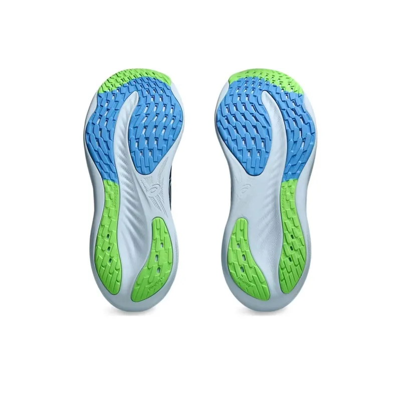 Asics GEL-NIMBUS 26 Slip-Resistant Cushioning Low-Top Casual Running Shoes Men's Blue White-5