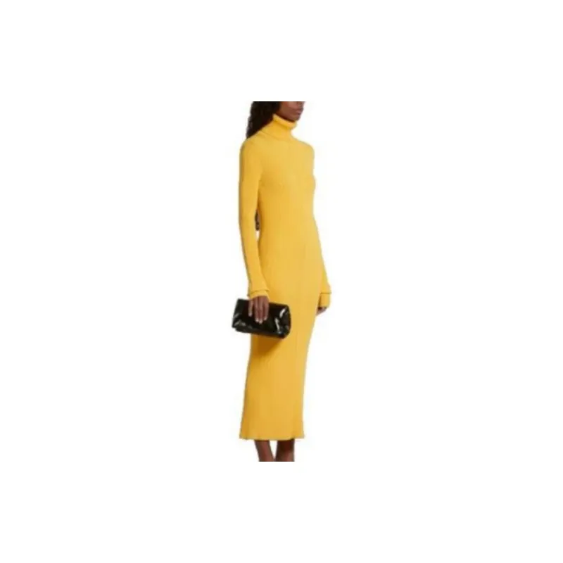 MARNI Long-Sleeved Dresses Women's Yellow-3