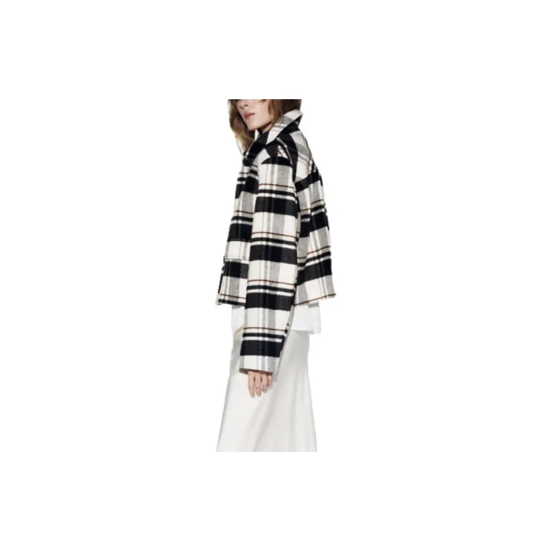 ZARA Jackets Coats Women's Stripes-2